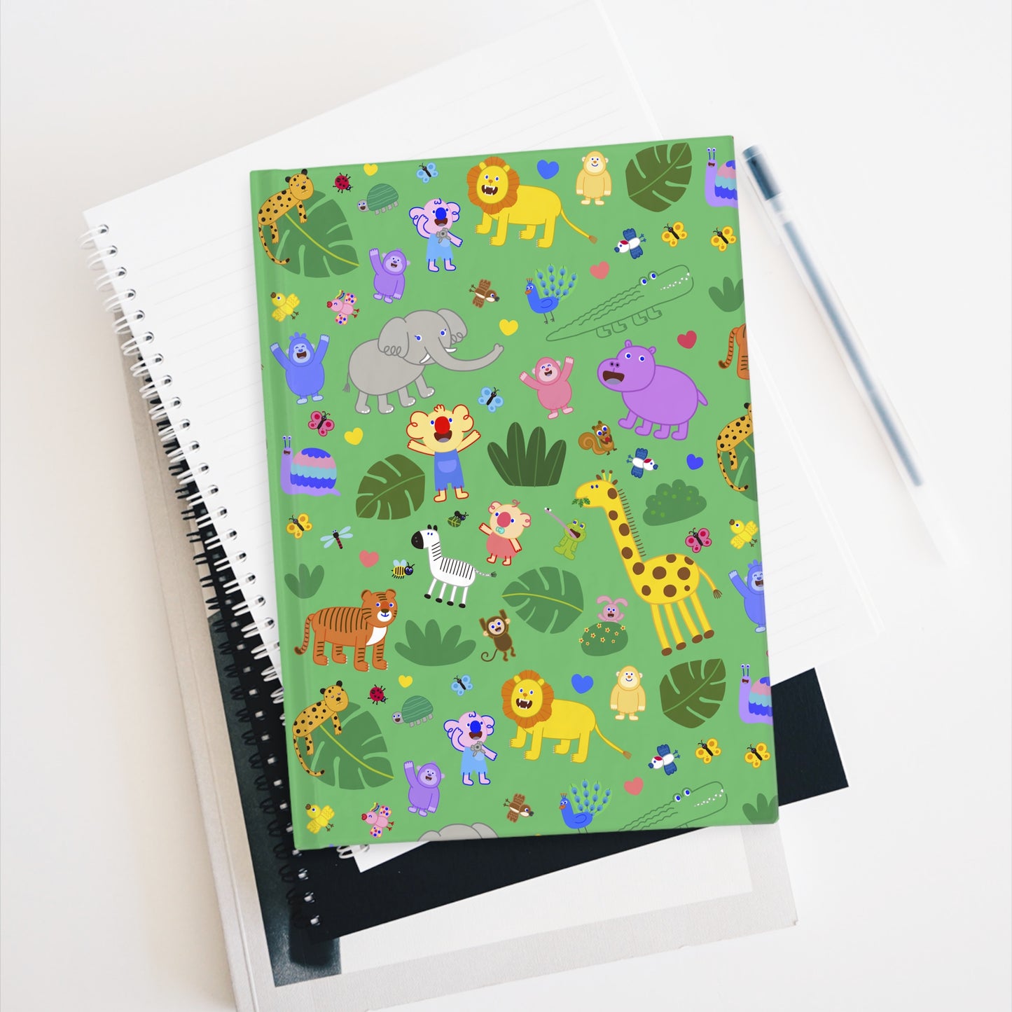 Jungle Friends Hardcover Journal