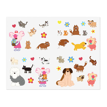 Cute Squad Pink Sticker Sheets