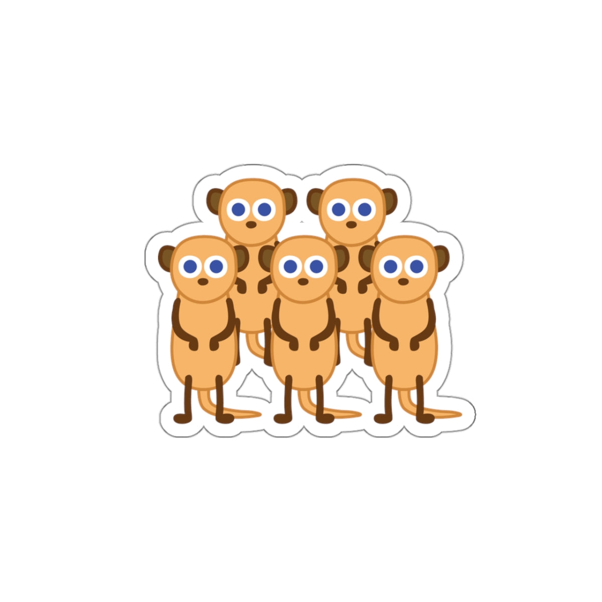 Five Meerkat sticker