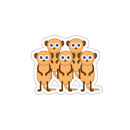 Five Meerkats sticker