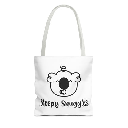 Baby Li's Sleepy Snuggles White Tote Bag