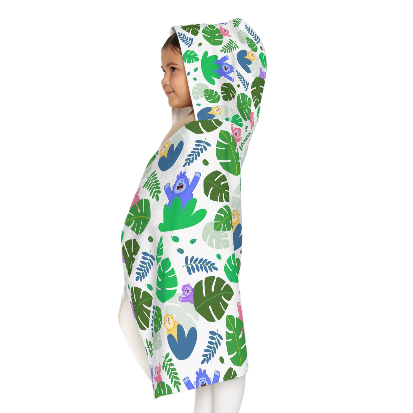 Jungle Gorillas Hooded Towel