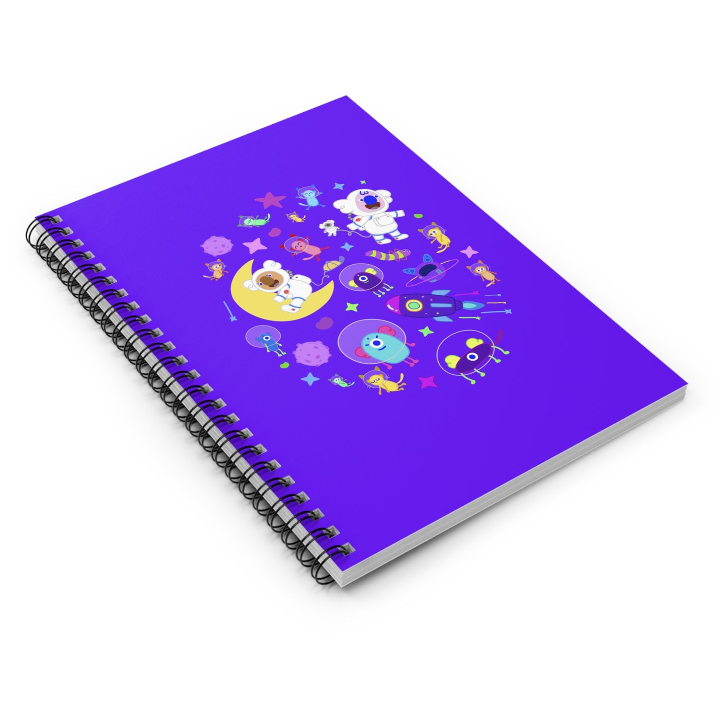 Astro World Adventure Friends Notebook - Full