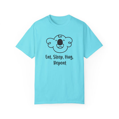 Cabbage's Eat, Sleep, Hug ,Repeat T-shirt - Bright Colors