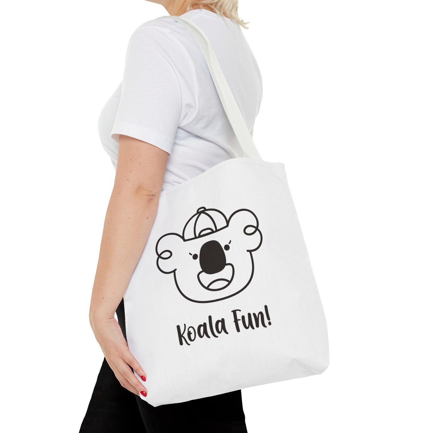 Izzy's Koala Fun! White Tote Bag