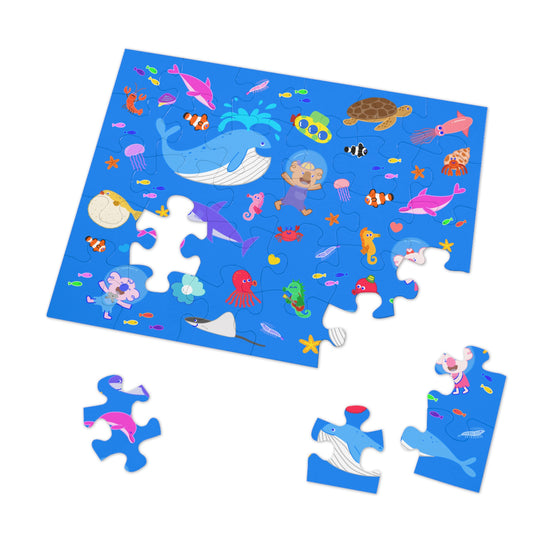 Cabbage & Tyler Ocean Friends Jigsaw Puzzle