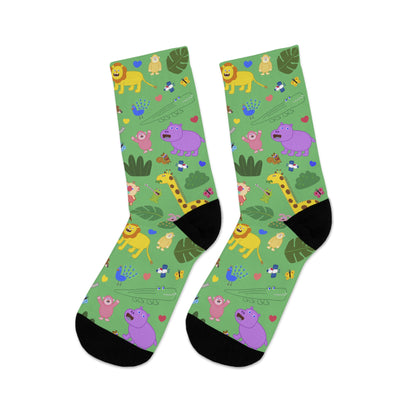 Jungle Friends Eco Crew Socks