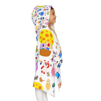 Cabbage & Tyler Adventure Friends Hooded Towel