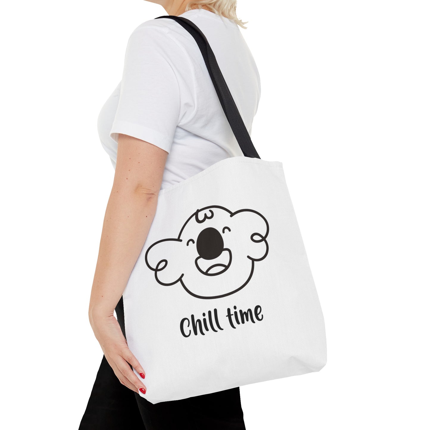 Cabbage's Chill Time White Tote Bag