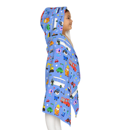 Transportation Fun! Hooded Towel