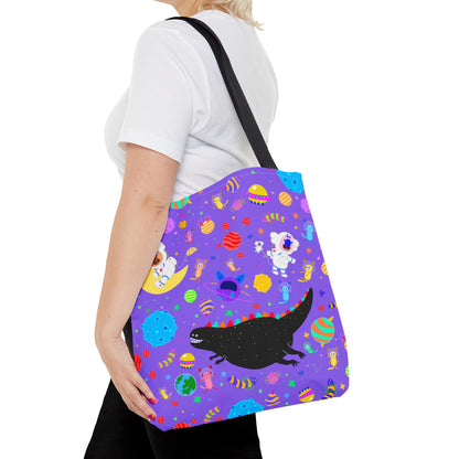 Astro World Adventure Biggie & Friends Tote Bag