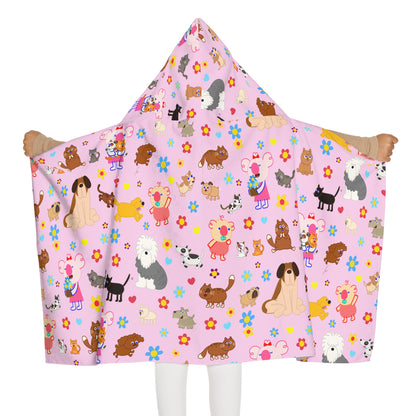 Cutie Squad Pink Hooded Towel