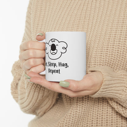 Cabbage's Eat, Sleep, Hug ,Repeat Mug