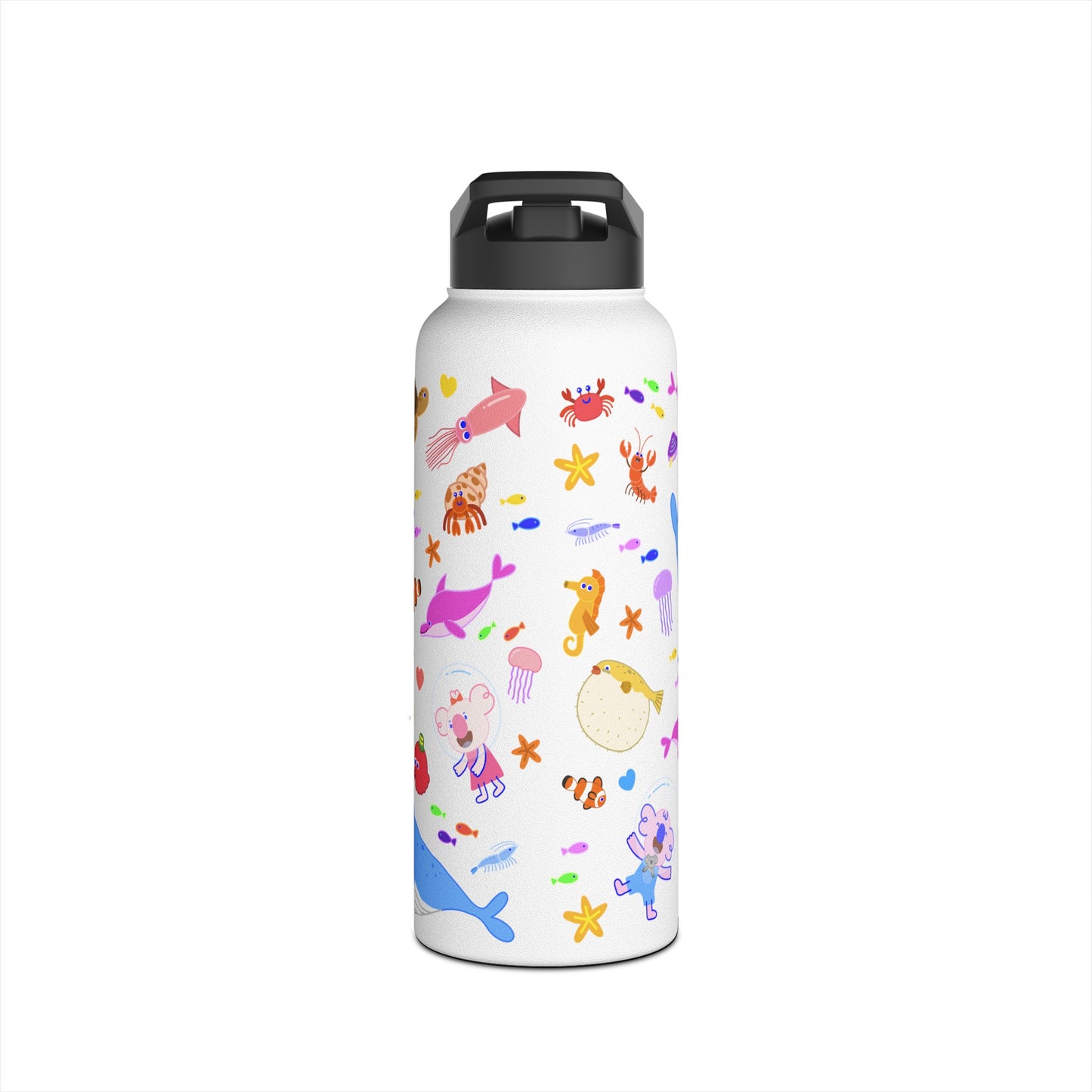 Cabbage & Tyler Ocean Friends Stainless Steel Water Bottle