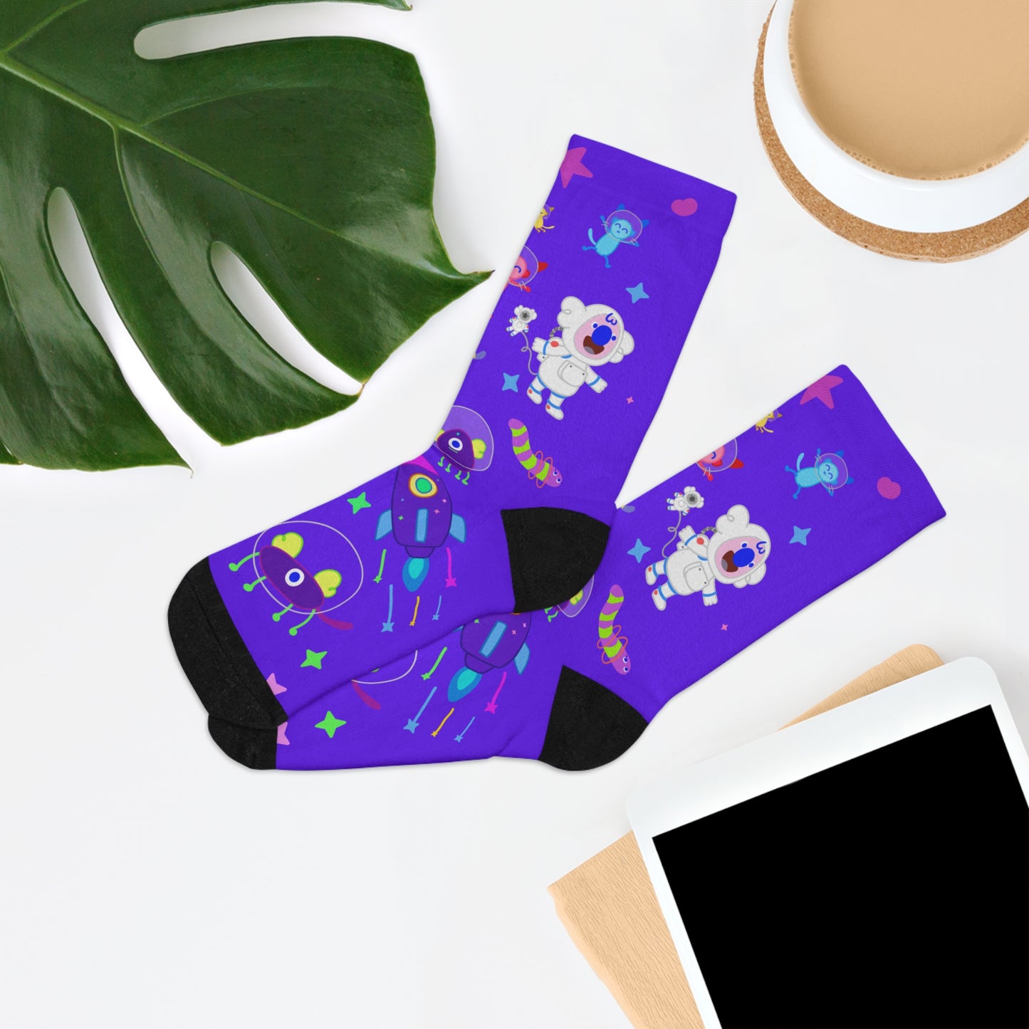 Astro World Adventure Friends Eco Crew Socks