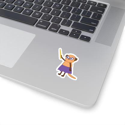 Teacher Violet Meerkat sticker