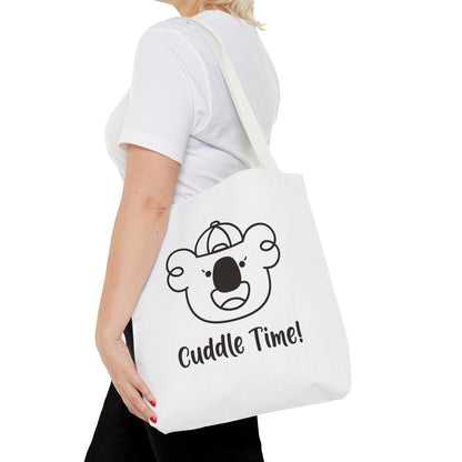 Izzy's Cuddle Time! White Tote Bag