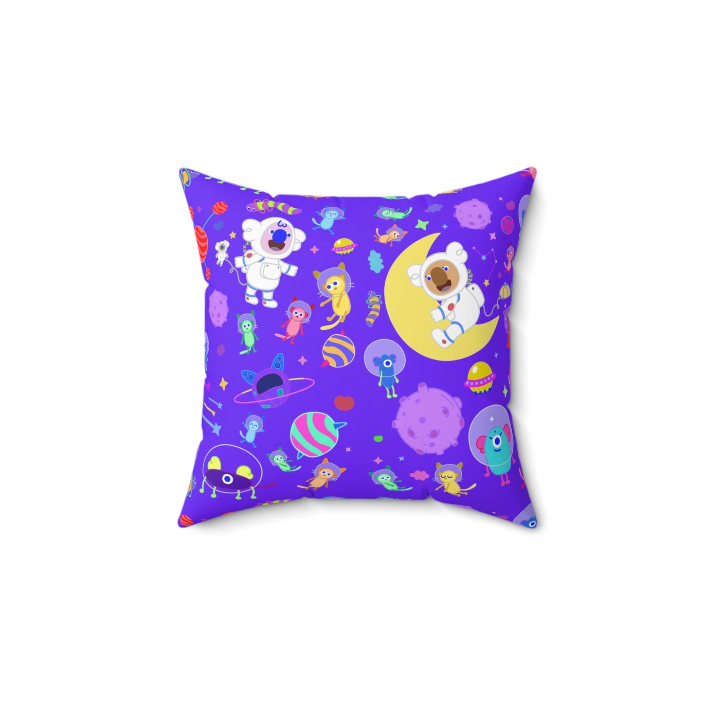 Astro World Adventure Friends Indoor Pillow