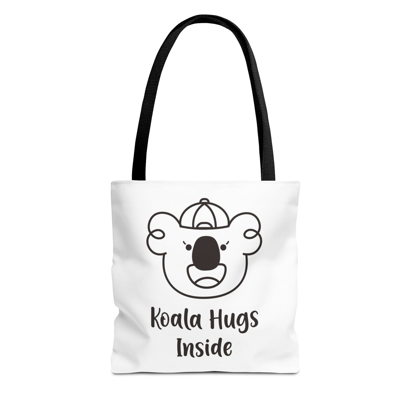 Izzy's Koala Hugs Inside White Tote Bag