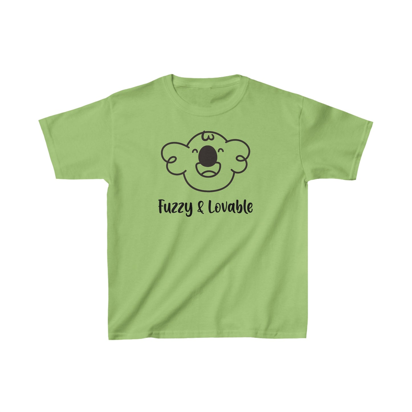 Cabbage's Fuzzy & Lovable Kid's T-shirt - Bright Colors