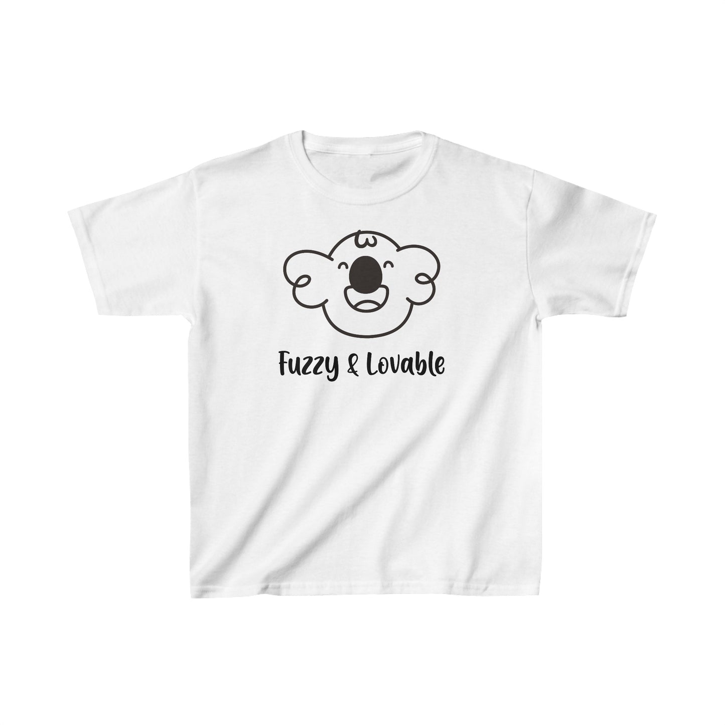 Cabbage's Fuzzy & Lovable Kid's T-shirt - Bright Colors