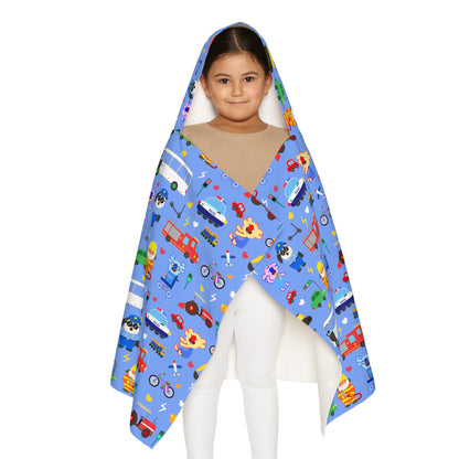 Transportation Fun! Hooded Towel