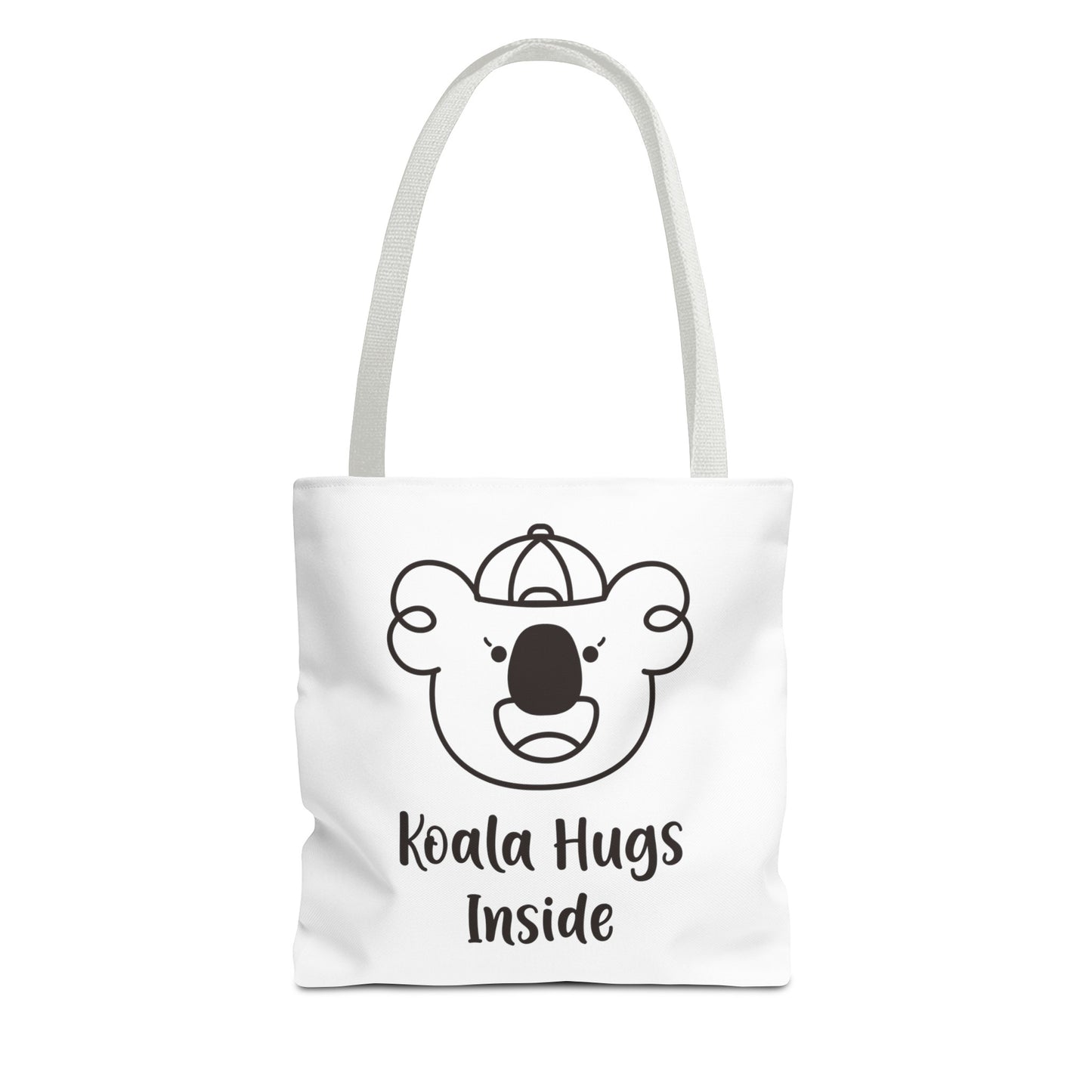 Izzy's Koala Hugs Inside White Tote Bag