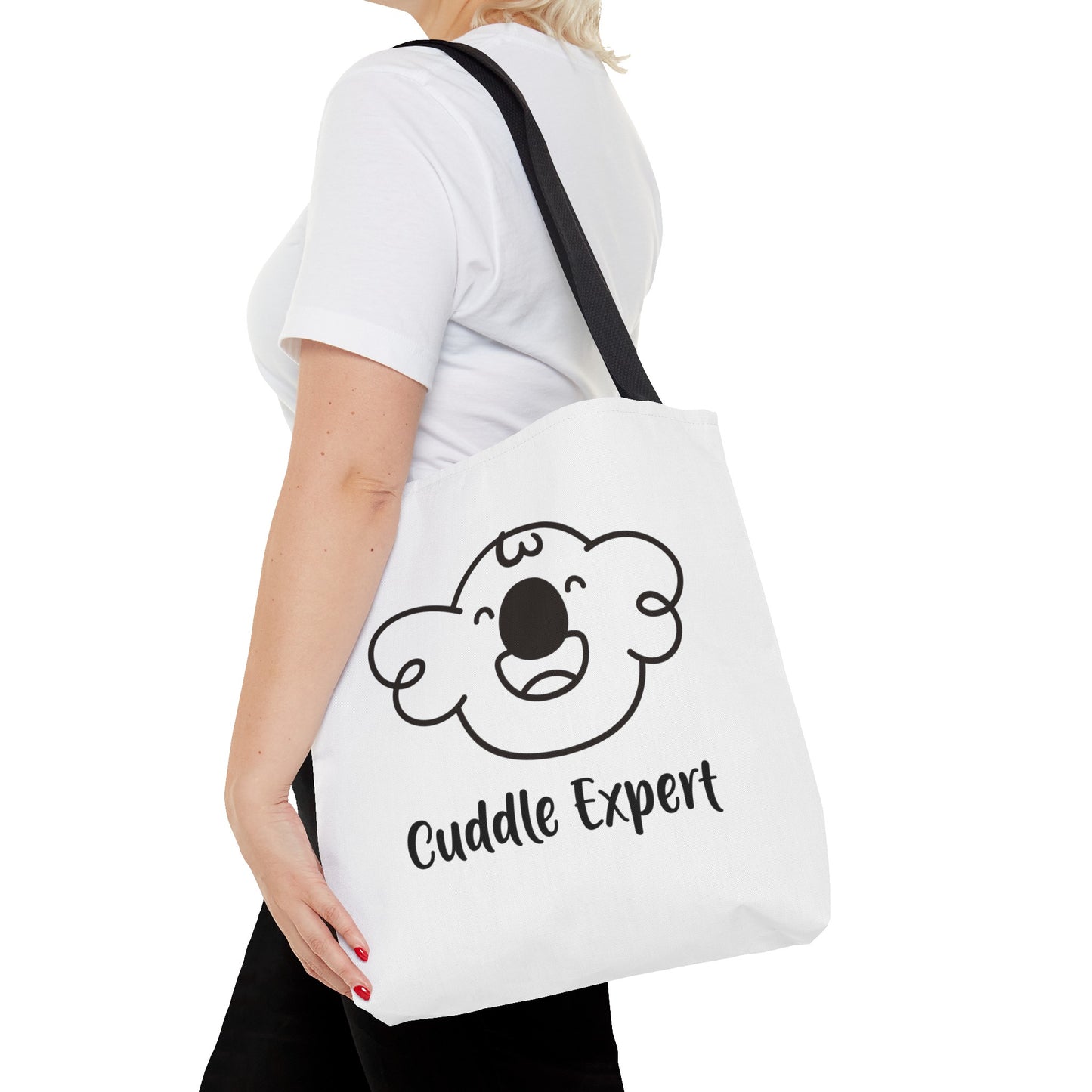 Cabbage's Cuddle Expert White Tote Bag