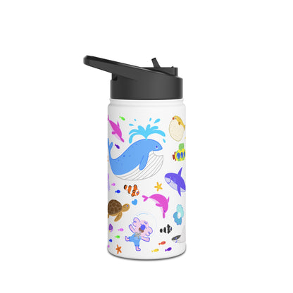 Cabbage & Tyler Ocean Friends Stainless Steel Water Bottle