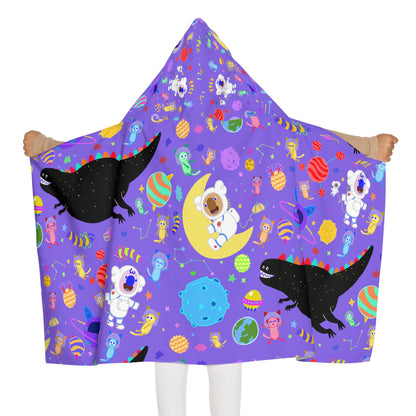 Astro World Adventure Biggie & Friends Hooded Towel