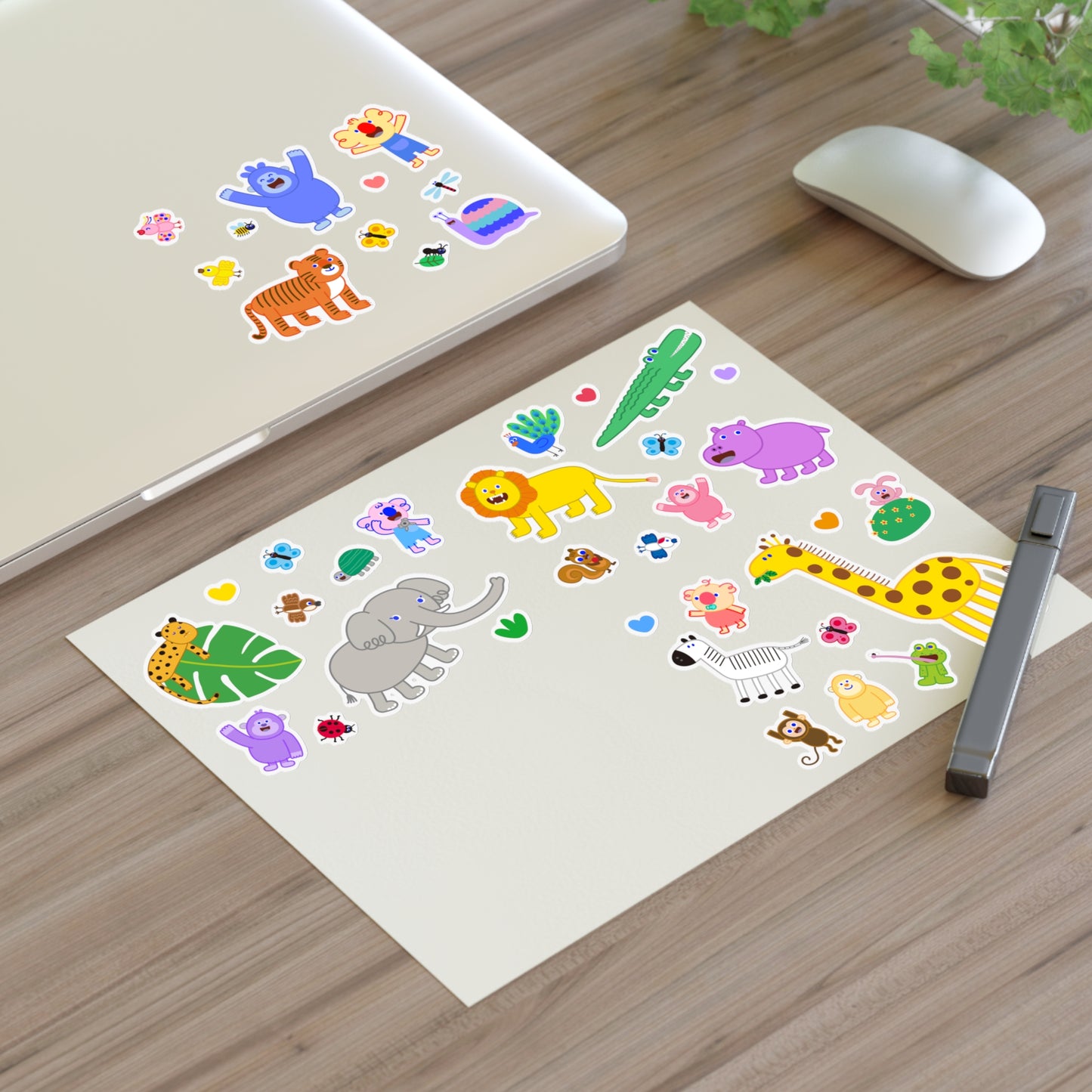 Jungle Friends Sticker Sheet