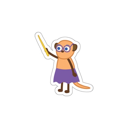 Teacher Violet Meerkat sticker