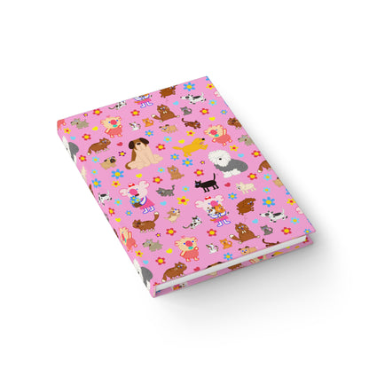 Cutie Squad Rose Pink Hardcover Journal