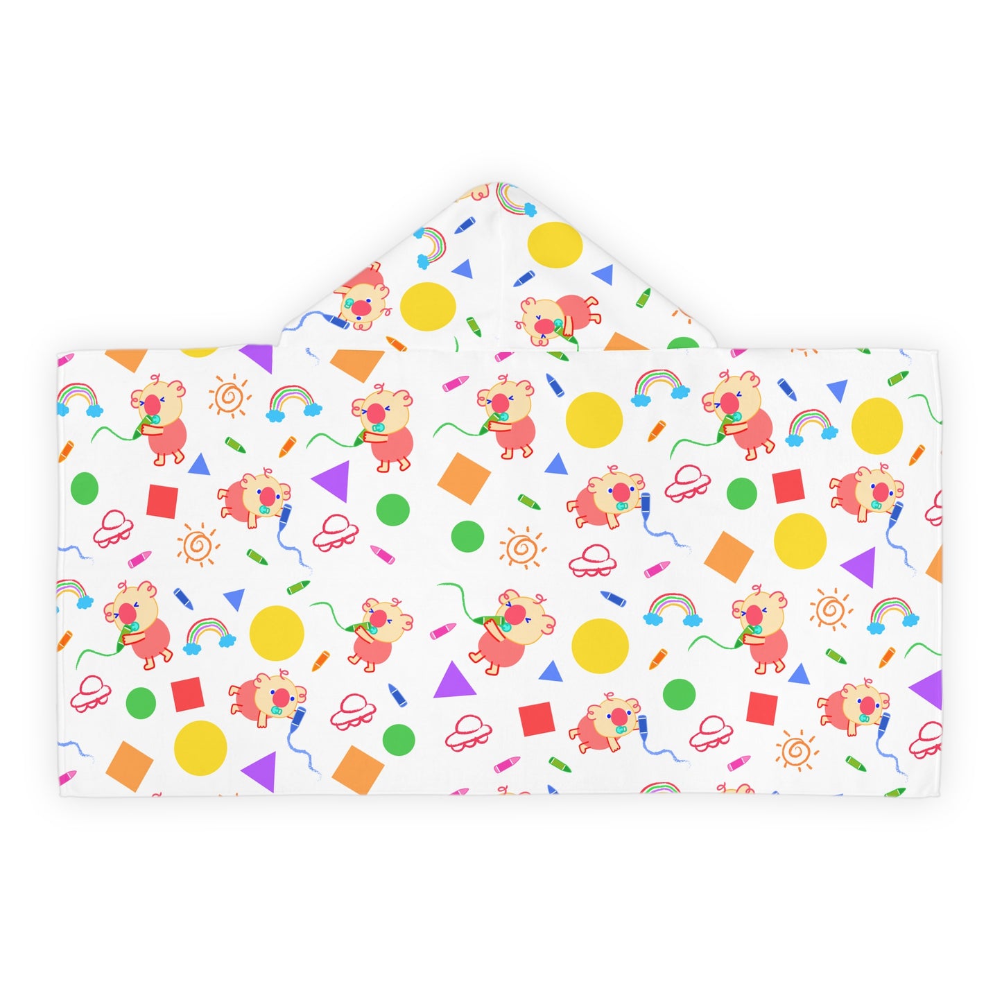 Baby Li & Shapes Hooded Towel