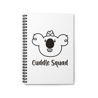 Poppy -Cuddle Squad 螺旋筆記本 - 格線