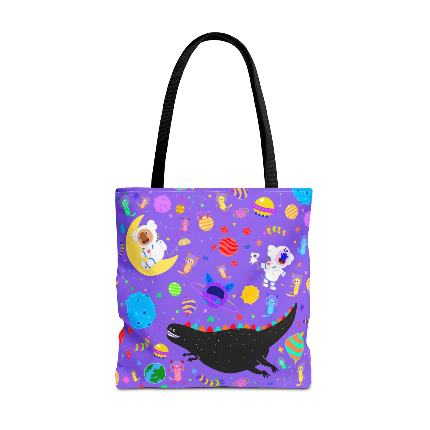 Astro World Adventure Biggie & Friends Tote Bag