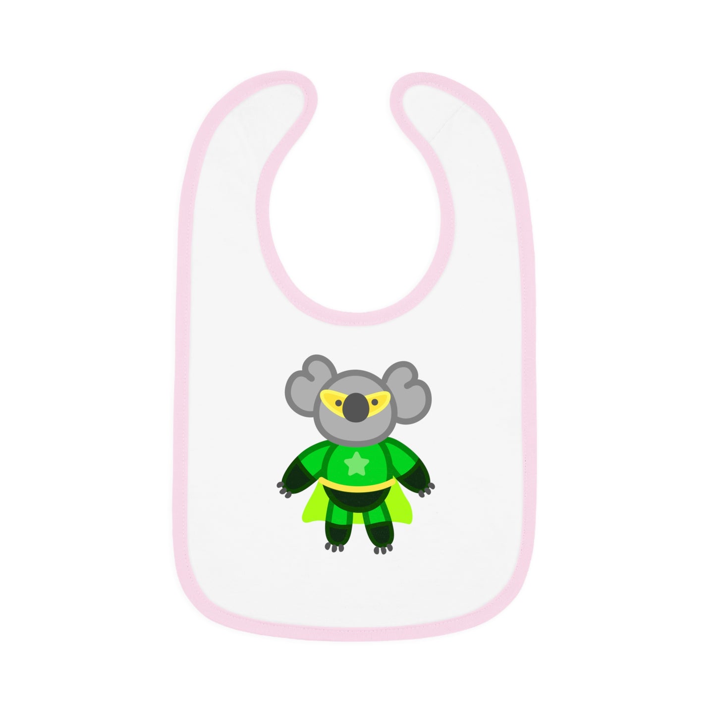 Eco Hero Baby Contrast Trim Jersey Bib