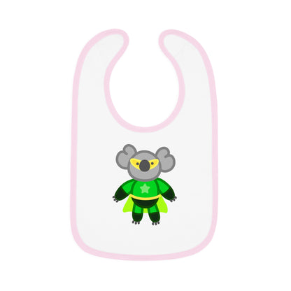 Eco Hero Baby Contrast Trim Jersey Bib