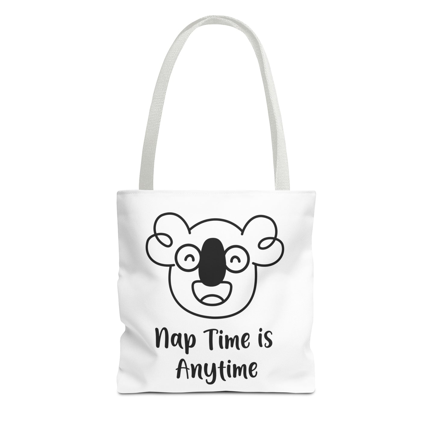 Boo's Nap Time is Anytime White Tote Bag