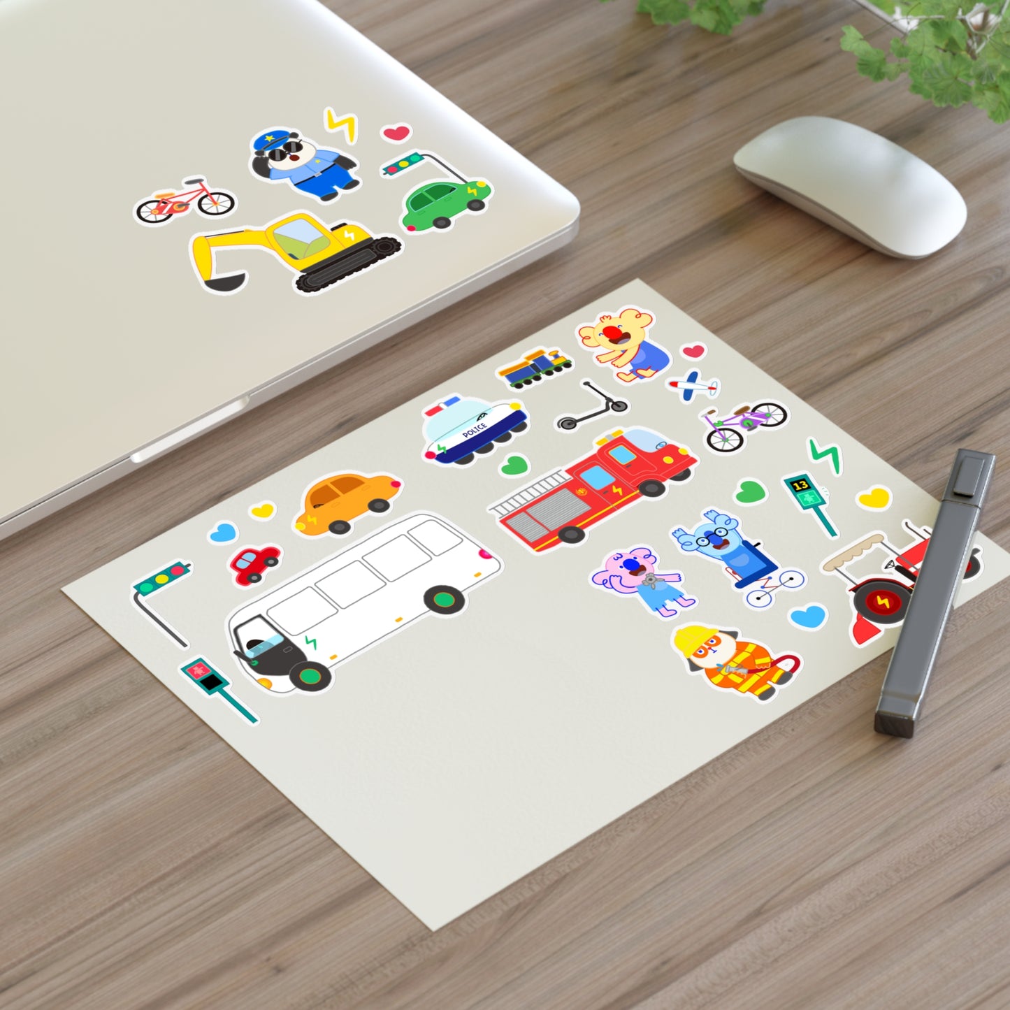 Transportation Fun! Sticker Sheet