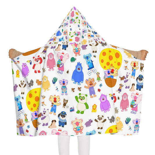 Cabbage & Tyler Adventure Friends Hooded Towel