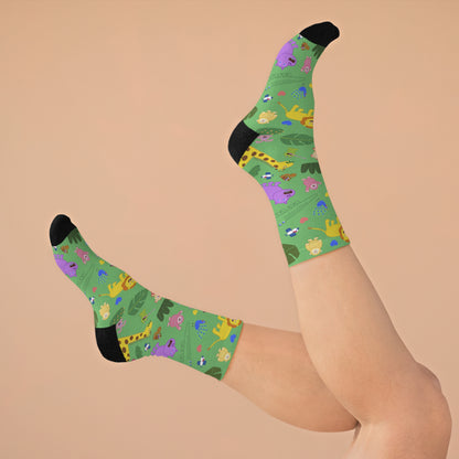 Jungle Friends Eco Crew Socks