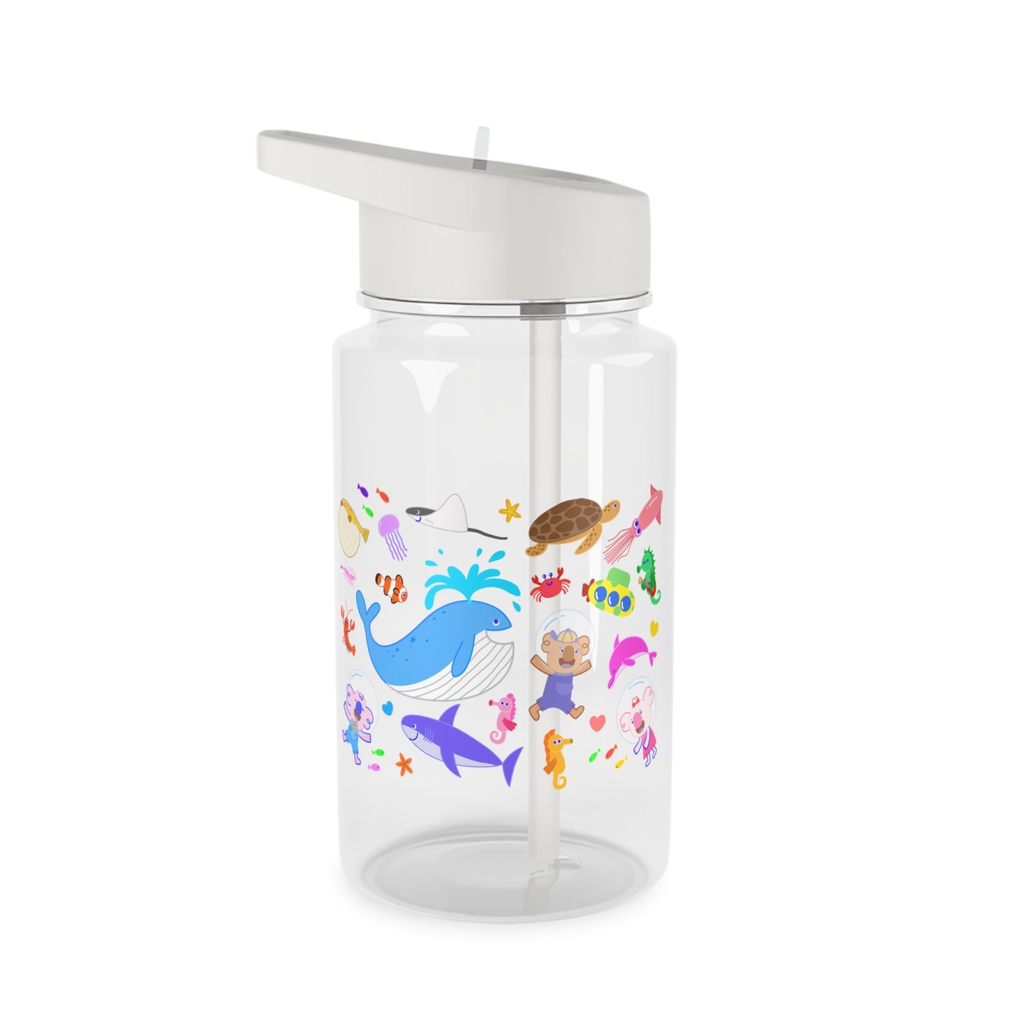 Cabbage & Tyler Ocean Friends Tritan Water Bottle