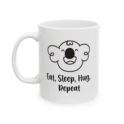 Cabbage's Eat, Sleep, Hug ,Repeat Mug