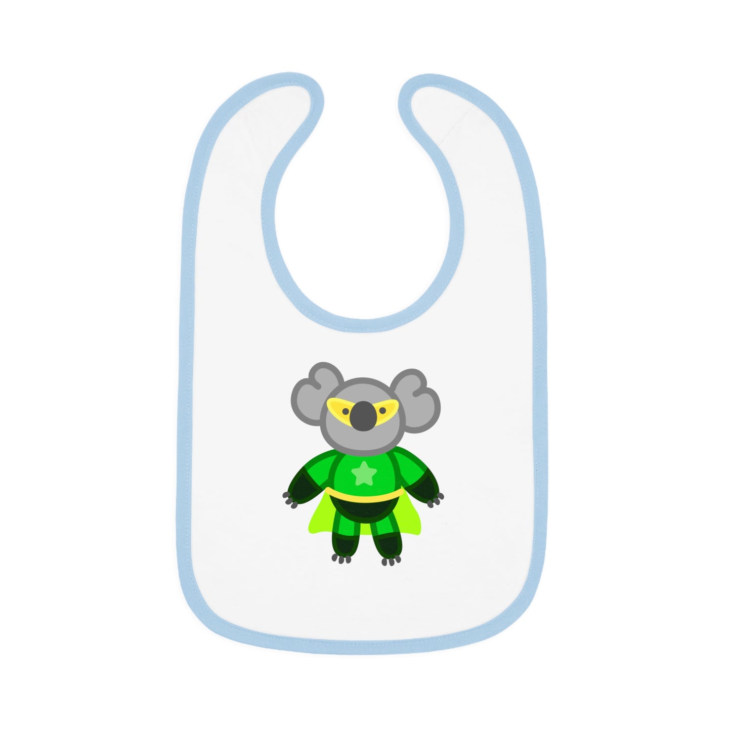 Eco Hero Baby Contrast Trim Jersey Bib