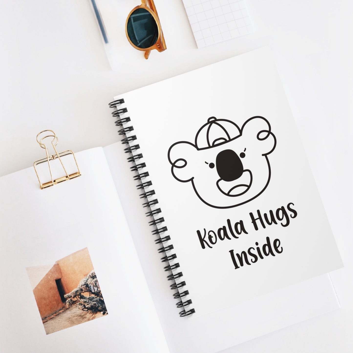 Izzy's Koala Hugs Inside Notebook