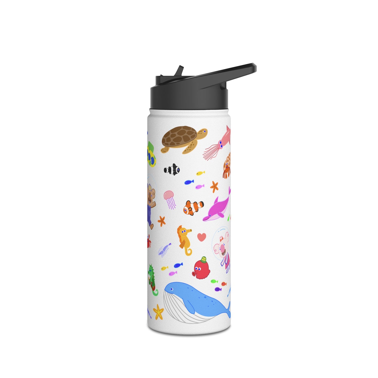 Cabbage & Tyler Ocean Friends Stainless Steel Water Bottle