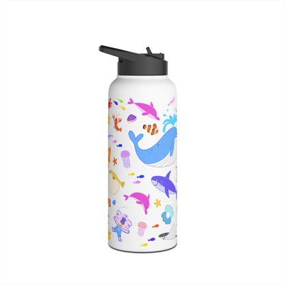 Cabbage & Tyler Ocean Friends Stainless Steel Water Bottle