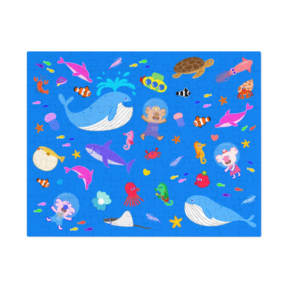 Cabbage & Tyler Ocean Friends Jigsaw Puzzle