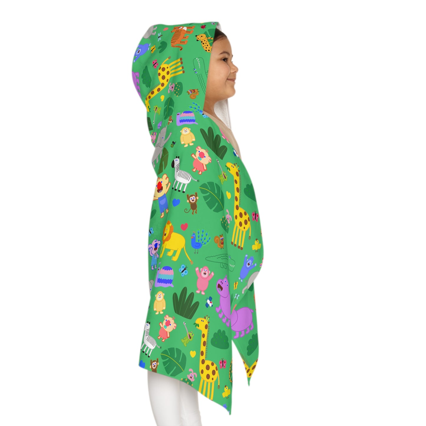 Jungle Friends Hooded Towel